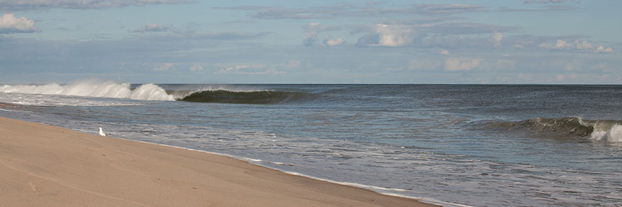 image of waves on the beach